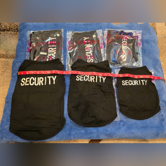 Other - Security Black Graphic Dog Tank, 3 Sizes Available S,M,L, Price Is For 1